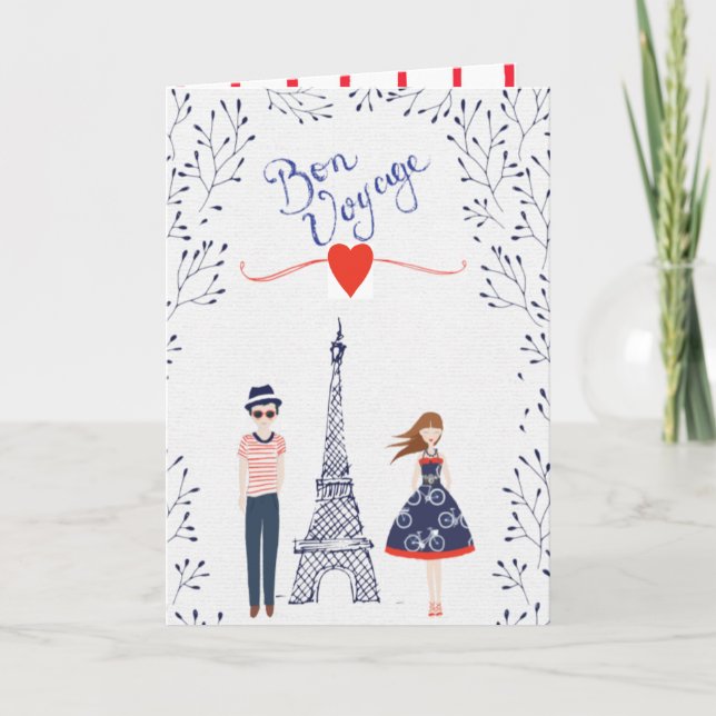 Carte Bon Voyage (Devant)