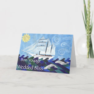 Carte Bon voyage Wedded Bliss