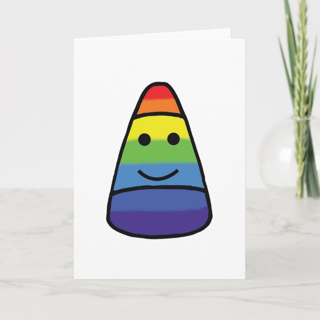 Carte Bonbons au maïs heureux (Devant)