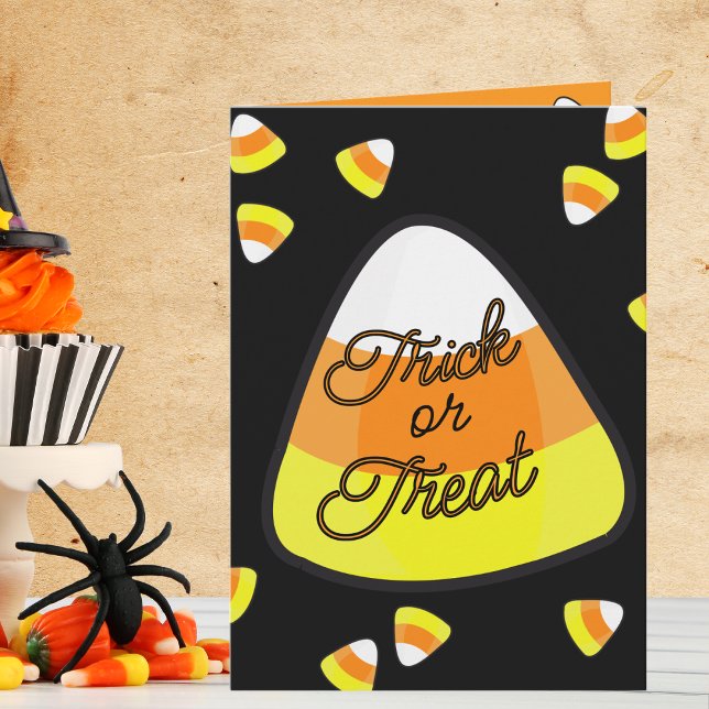 Carte Bonbons Corn Traite Halloween (Créateur téléchargé)