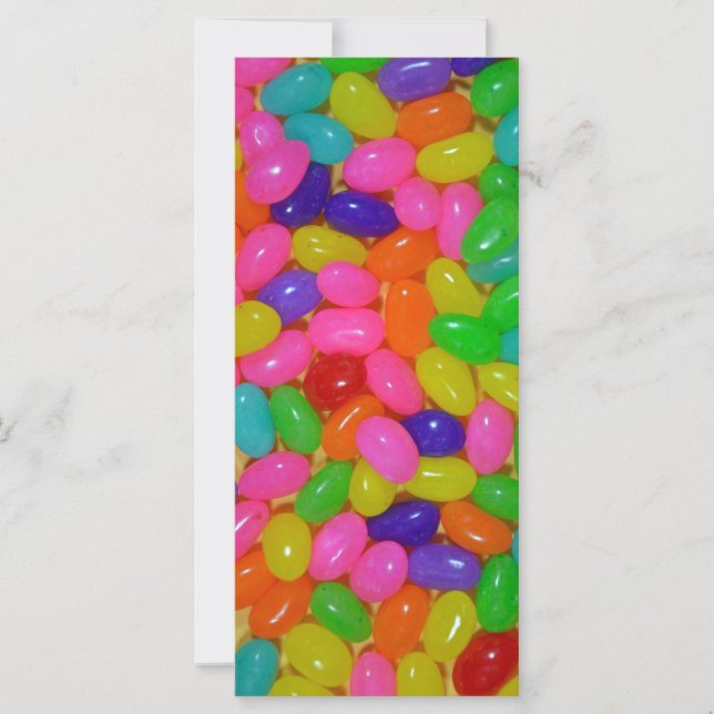 Carte Bonbons de jellybean colorés (Devant)