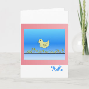 Carte Bonjour