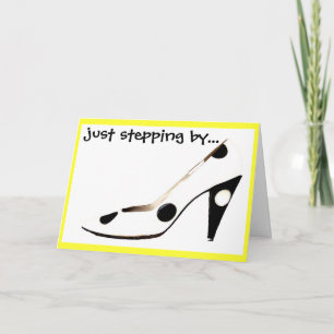 Carte Bonjour à Good Friends Shoe Fan