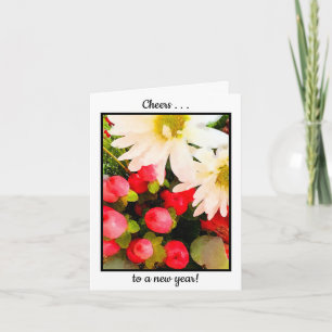 Carte Bonjour à un Nouvel An ! Bonne et bonne année