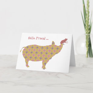 Carte Bonjour ami