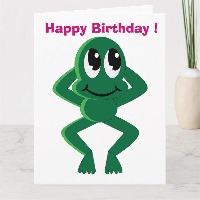CARTE BONJOUR D'ANNIVERSAIRE (Devant)