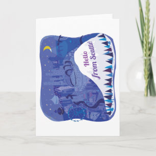Carte Bonjour de Seattle