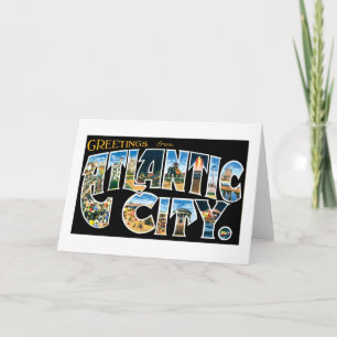 Carte Bonjour depuis Atlantic City !