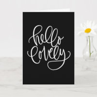 BONJOUR | Élégante calligraphie à la main