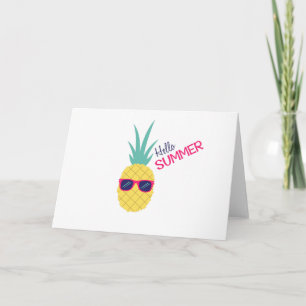 Carte Bonjour été