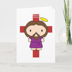 Carte Bonjour Jésus