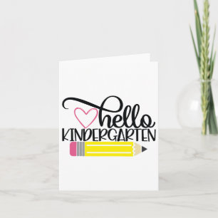 Carte Bonjour Maternelle Chemise Ck À L'École Enseignant