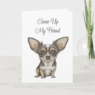 Carte Bonjour, Mon Ami Cute Chihuahua