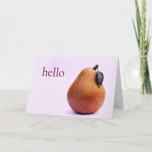 Carte Bonjour, Pear
