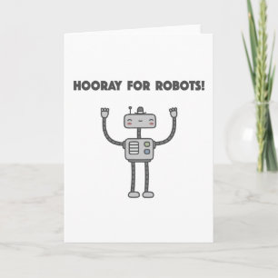 Carte Bonjour pour les robots !