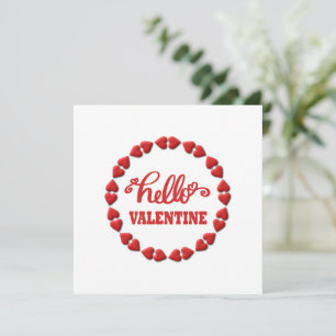 Carte Bonjour Saint-Valentin 2024 Joyeuse Saint-Valentin