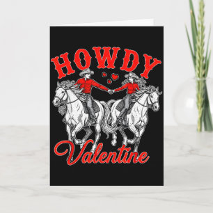 Carte Bonjour Saint-Valentin Couple Occidental Rétro Amo