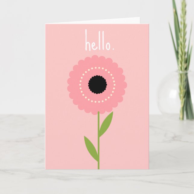 Carte Bonjour simple (Devant)