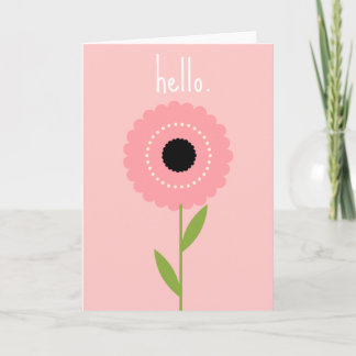 Carte Bonjour simple
