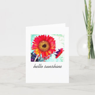 Carte bonjour soleil