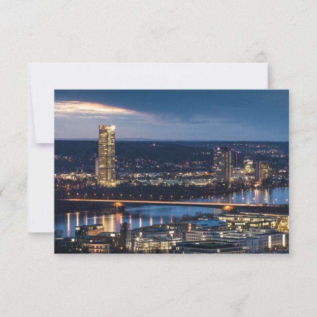 Carte Bonn Allemagne (Devant)