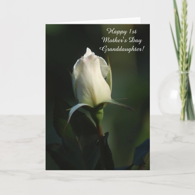 Carte Bonne 1ère Fête des Mères Petite-fille (Devant)