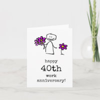 Bonne 40ème anniversaire de travail