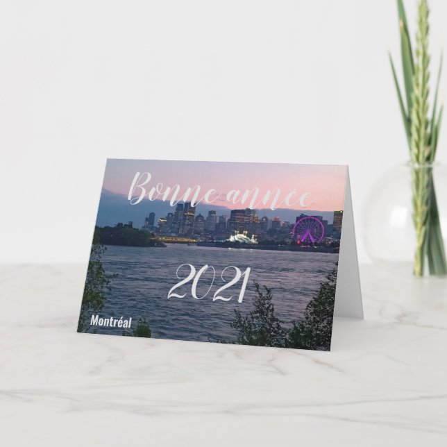 Carte Bonne année 2021 (Devant)