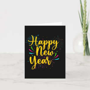 Carte Bonne année 2025 Or Fête Amusante Festive Drôle Pa