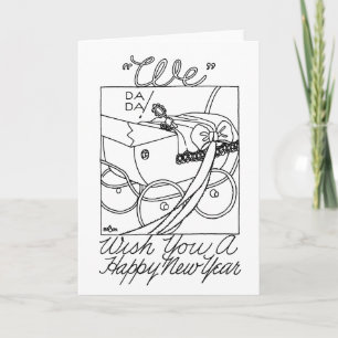 Carte Bonne année bébé
