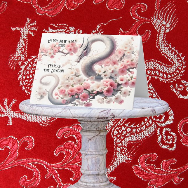 Carte Bonne Année Chinoise Du Dragon (Créateur téléchargé)