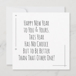 Carte Bonne année mieux que l'autre