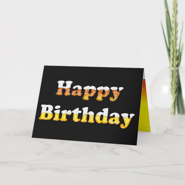 Carte Bonne bière d'anniversaire (Devant)
