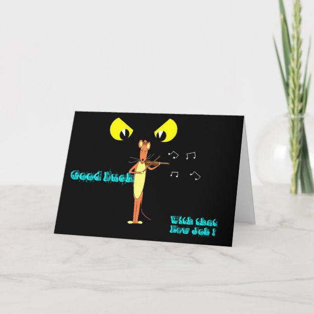 Carte , Bonne Chance, Avec ce Nouveau Travail ! (Devant)
