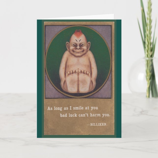 Carte Bonne chance Billiken (Devant)