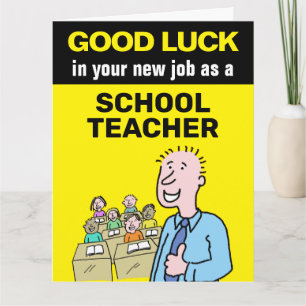 Carte Bonne chance dans votre nouveau travail en tant qu