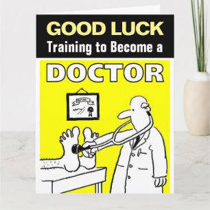 Carte Bonne Chance pour Devenir Médecin
