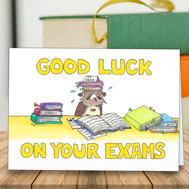 Carte Bonne chance sur vos examens (Créateur téléchargé)
