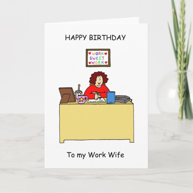 Carte Bonne épouse d'anniversaire (Devant)