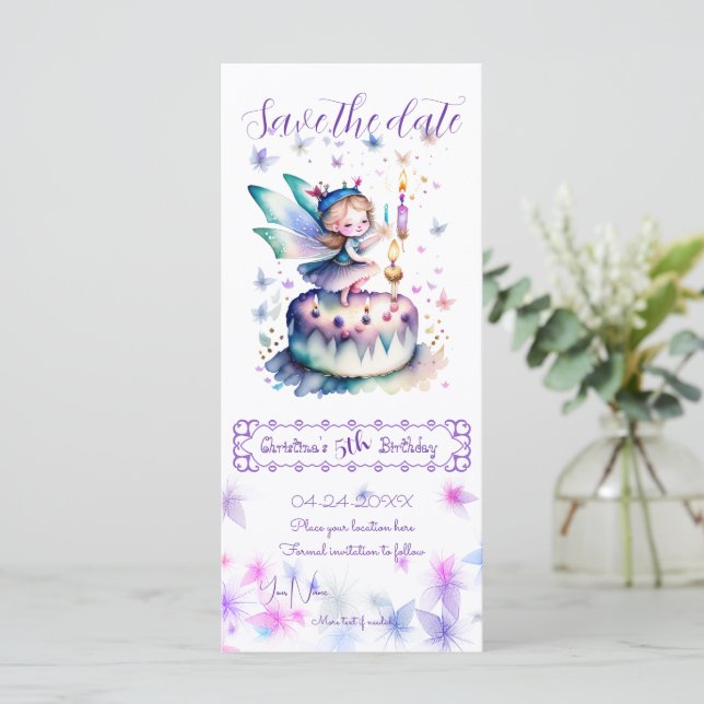 Carte Bonne fête d'anniversaire 01 (Debout devant)