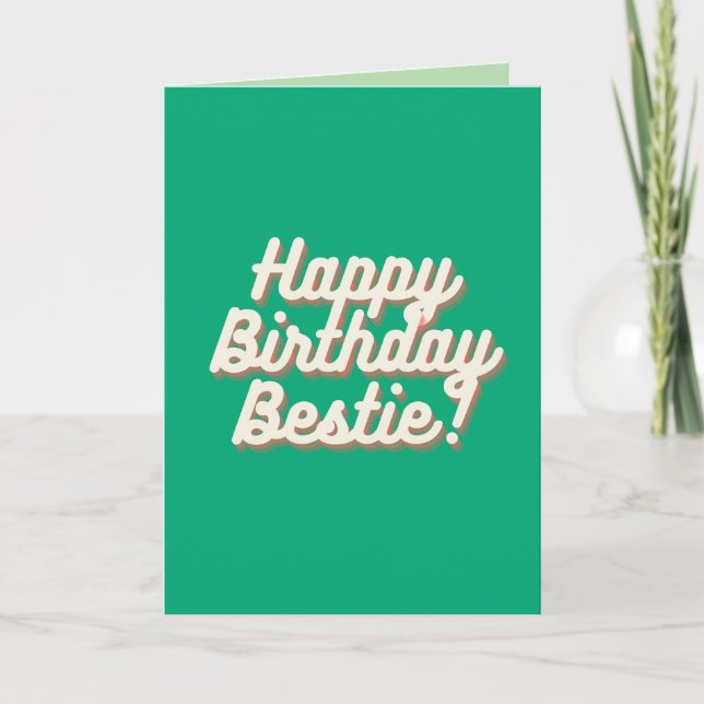 Carte Bonne fête d'anniversaire | Green