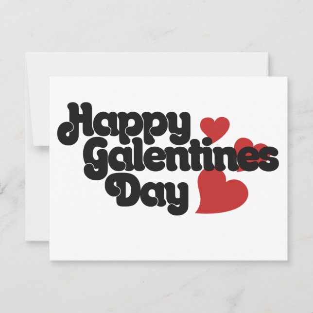 Carte Bonne fête des Galentines (Devant)