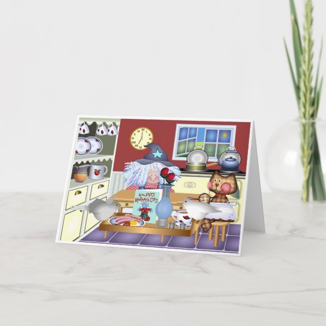 Carte Bonne fête des mères (Devant)