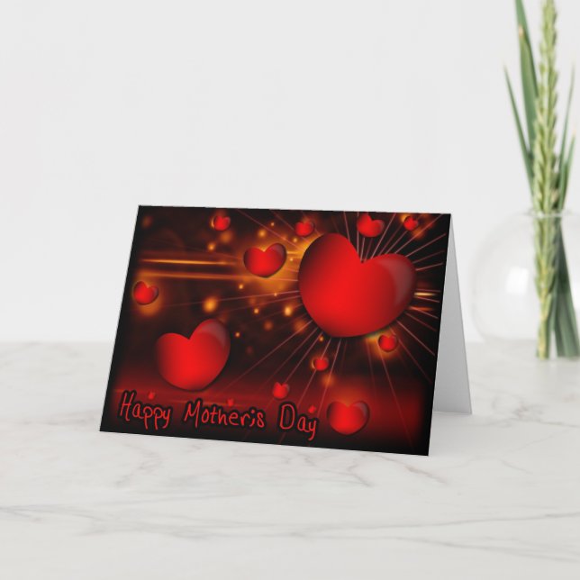 Carte Bonne fête des mères (Devant)