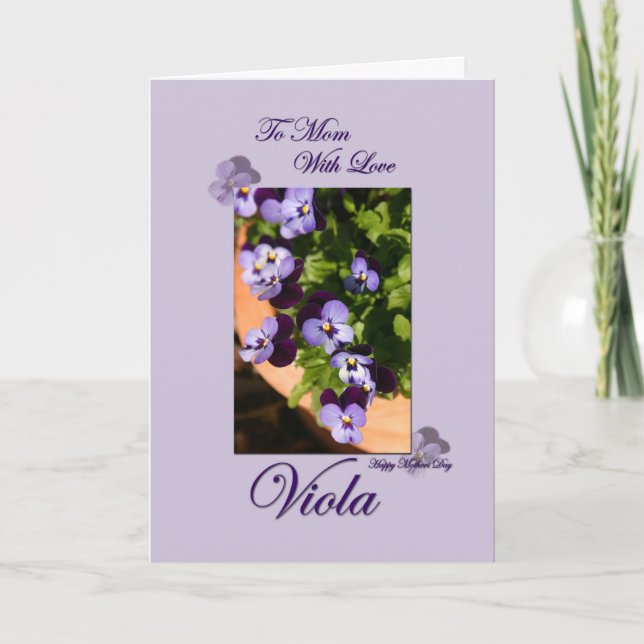 Carte Bonne fête des mères (Devant)