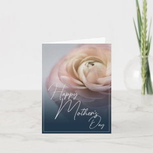 Carte Bonne fête des mères avec Big Rose rose