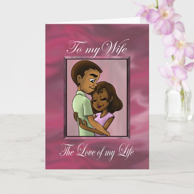 Carte Bonne fête des mères de couple (Orchidée)