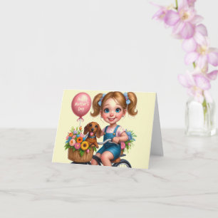 Carte Bonne fête des mères de la fille