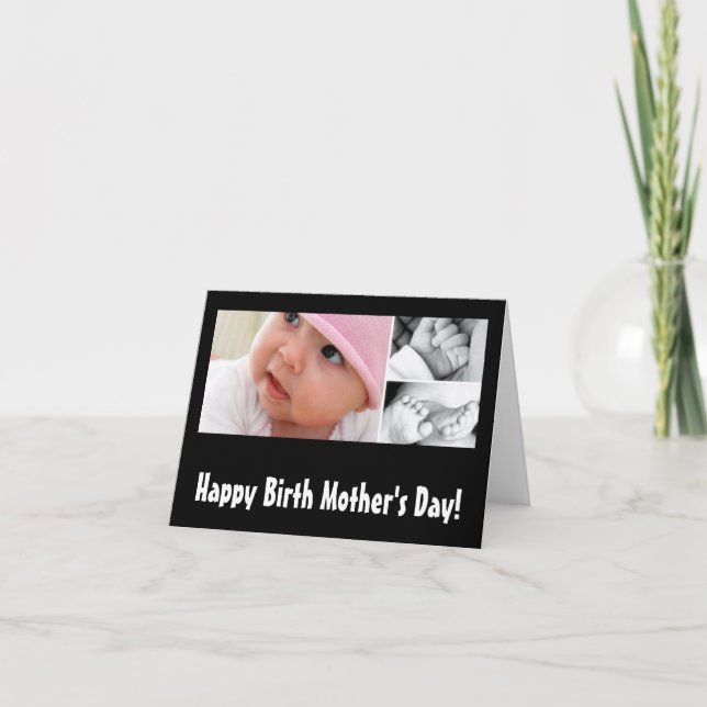 Carte Bonne fête des mères de naissance ! (Devant)