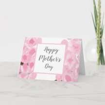 Bonne fête des mères Fleurs roses